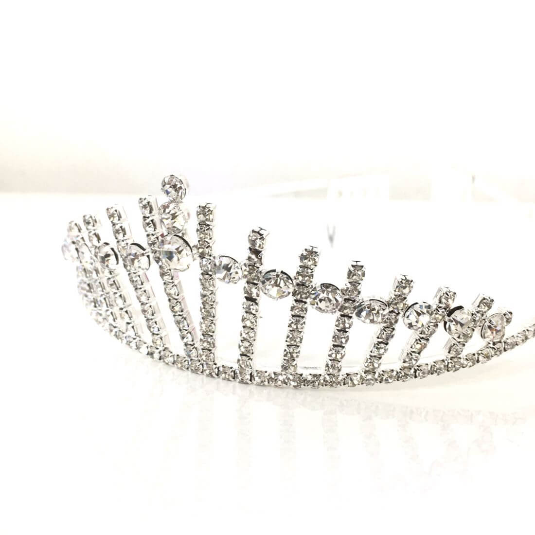 Coroncina tiara castoni argento